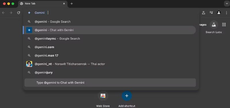 Chrome 浏览器桌面版地址栏即将整合聊天机器人 Gemini桌面 Chrome 浏览器地址栏即将添加 Gemini 快捷方式，用户在 Gemini 网页上登录账户后，用户只需输入 @ gemini 即可快速与谷歌的人工智能聊天机器人 Gemini 开始聊天
