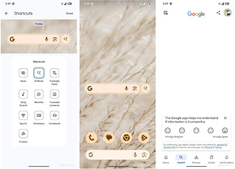 谷歌搜索或将推出 AI 模式新功能根据 APK 拆解发现，谷歌搜索正在开发全新的 AI 模式