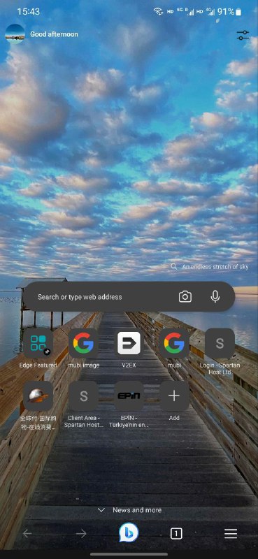 移动端的 Edge 也有 New Bing 的按钮了via Danielbility🗒 标签: #Edge #Bing📢 频道: @GodlyNews1🤖 投稿: @GodlyNewsBotvia Yummy 😋 - Telegram Channel (author: Yummy 投稿机器人)移动端的 Edge 也有 New Bing 的按钮了via Danielbility🗒 标签: #Edge #Bing📢 频道: @GodlyNews1🤖 投稿: @GodlyNewsBotvia Yummy 😋 - Telegram Channel (author: Yummy 投稿机器人)