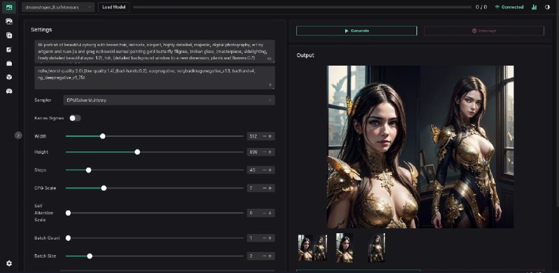 🆔 项目名称：VoltaML - Fast Stable Diffusion⭐️ 项目功能：加速的 Stable Diffusion Web 用户界面和 API📁 项目简介：该项目主要提供美观且易于使用的Stable Diffusion WebUI