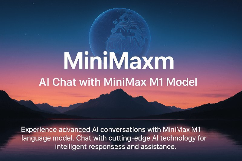 📢导航站收录更新通知！#AI·问答 #AI新时代站点名称: MiniMax-M1描述: 使用 MiniMax M1 语言模型体验高级 AI 对话