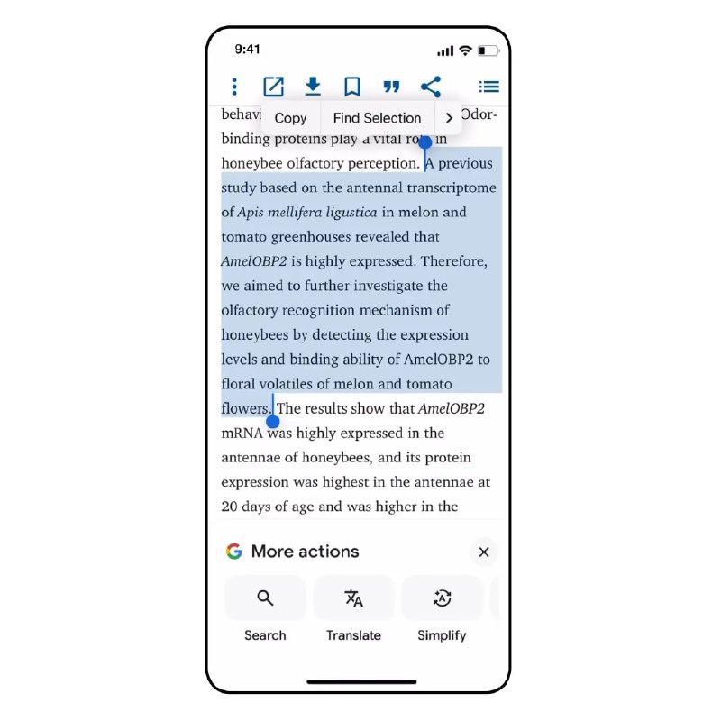 Google应用现在可以在iOS上“简化”复杂术语等文本Google 表示，测试发现，简化后的文本能够帮助用户更好地理解和记住原始信息