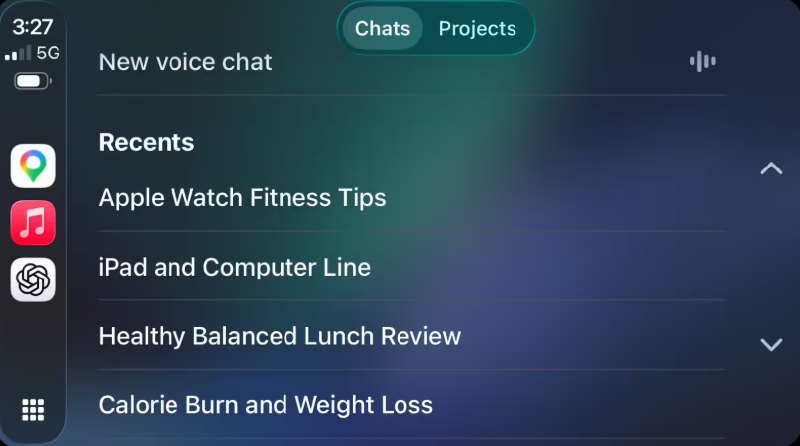 OpenAI 正式发布 ChatGPT 的苹果 CarPlay 适配版本OpenAI 近日宣布对其 iOS 版 ChatGPT 应用进行重大更新，正式新增对苹果 CarPlay 的原生支持