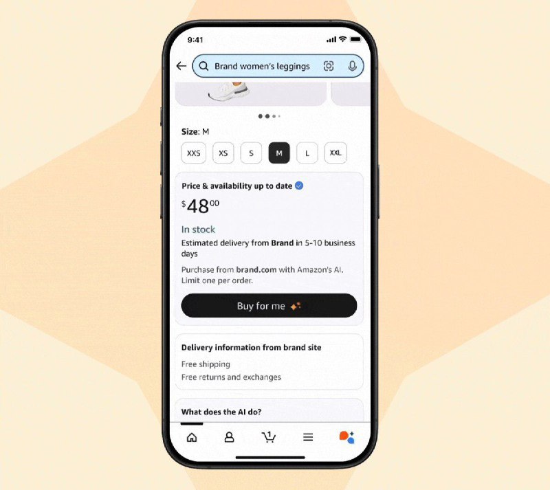 亚马逊AI助手可代购站外商品亚马逊正测试名为“Buy for Me”的新AI购物助手功能
