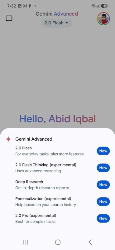 Google免费推出Gemini新模型及深度研究功能Google开始向Android、iOS和网页端用户免费推送Gemini的最新模型，包括2.0 Flash（实验版）、2.0 Pro（实验版）和个性化（实验版）