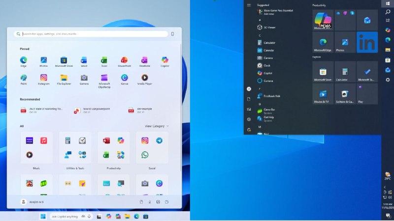 前微软高管揭秘：Windows 11为了追求“对称美学”而砍掉了垂直任务栏现任 Shopify 首席技术官、前微软必应（Bing）及广告业务负责人米哈伊尔·帕拉OX（Mikhail Parakhin）近日在社交媒体上透露，他曾极力反对微软在 Windows 11 中移除可移动任务栏的决定