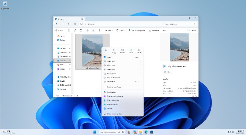 实测Windows全新右键菜单：占用空间更少、性能仍待优化微软在最新的Windows 11 Insider Preview Build 26220.7271中，为文件资源管理器的右键菜单带来了期待已久的更新