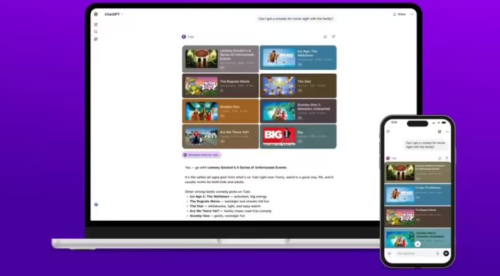 流媒体搜索新姿势：Tubi 成为首家接入 ChatGPT 应用的视频平台流媒体平台 Tubi 近日宣布正式接入 ChatGPT 应用生态，成为全球首家实现该功能的视频服务商