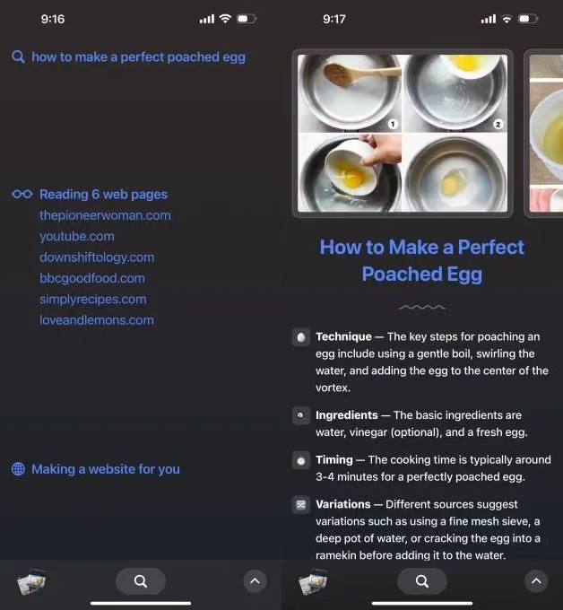 Arc Serach 搜索应用上线：AI 读取至少 6 个网页内容，梳理汇总关键要点The Browser Company 公司近日推出了全新的 Arc Serach 应用，借助 AI 技术，帮助用户快速、轻松地找到所需要的内容