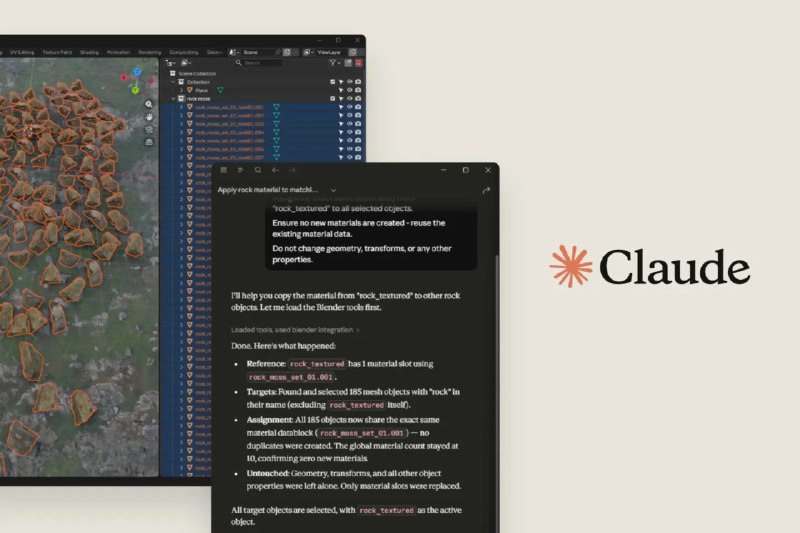Anthropic Claude现在可以接入Photoshop、Blender和Ableton美国人工智能公司Anthropic宣布，其大模型助手 Claude 现已通过一组全新“连接器”直接接入 Photoshop、Premiere 等 Adobe Creative Cloud 应用，以及 Affinity、Blender、Ableton、Autodesk 等一系列主流创意软件