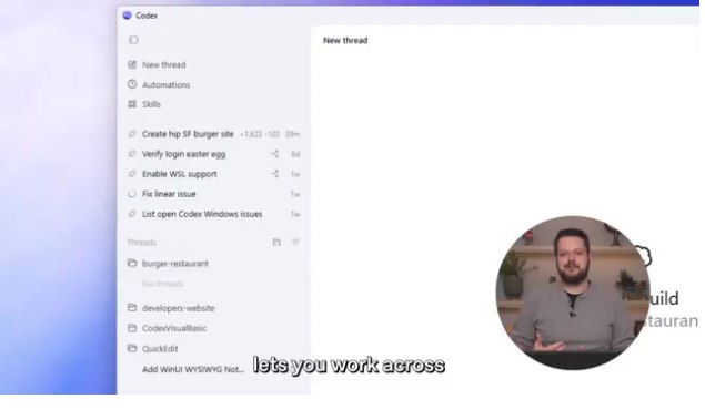 OpenAI 发布 Windows 版 Codex，160万开发者已抢先体验在 Mac 版本发布首周便创下百万次下载的惊人纪录后，OpenAI 于今日正式推出了适用于 Windows 系统的 Codex 应用程序
