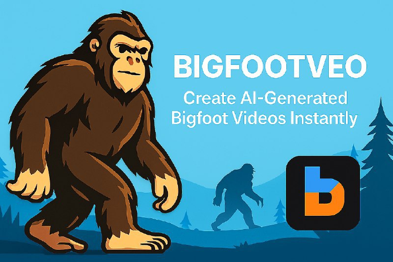 📢导航站收录更新通知！#AI·视频 #AI新时代站点名称: BigfootVeo描述: 终极AI大脚怪生成器，由Veo 3技术驱动