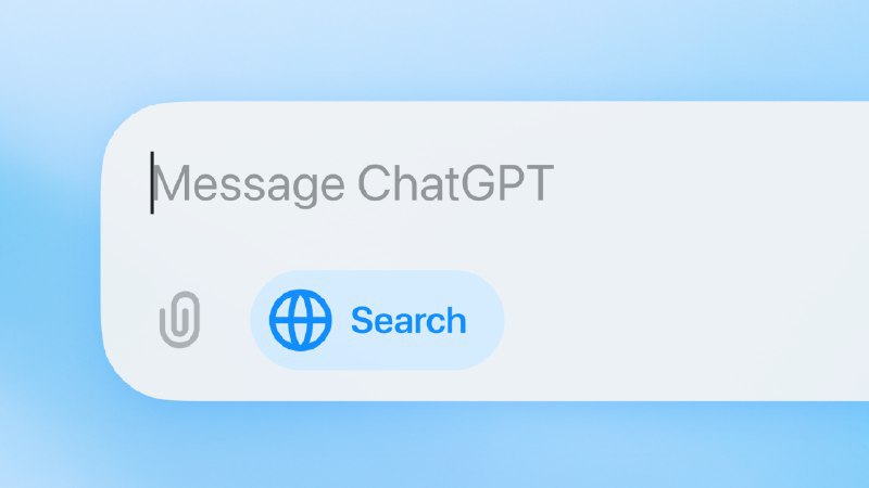 🗣️ ChatGPT搜索功能全面升级：语音搜索上线，免费向所有用户开放OpenAI宣布将ChatGPT的网页搜索功能免费提供给所有用户，此前这项功能仅限于Plus和Team付费订阅用户使用