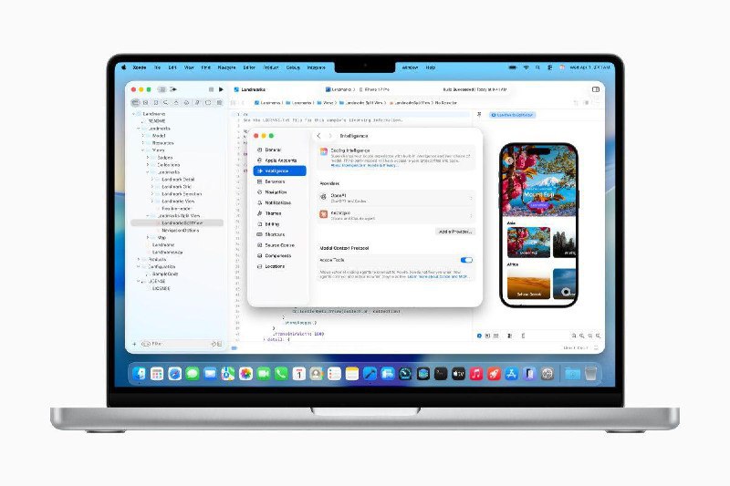 ↩️🖼 苹果发布 Xcode 26.3 引入 代理式编码 并调整 App Store SDK 要求科技圈🎗在花频道📮:🍏 Apple将在Xcode中原生集成Claude模型 根据对Xcode 26 beta 6的深入分析，该版本包含直接支持 Anthropic 账户以及 Claude Sonnet 4.0 等特定模型的代码引用