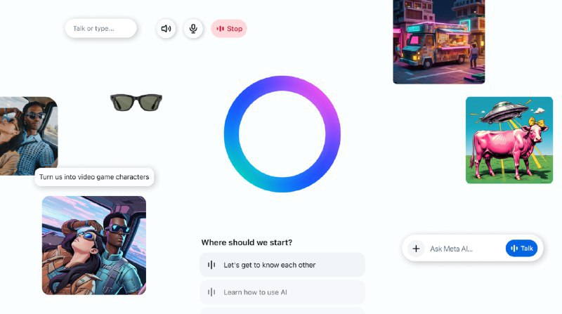 Meta 推出独立 AI 应用 与 ChatGPT 展开竞争为了赢得用户，Meta 正试图利用其与 OpenAI 和 Anthropic 等公司不同的优势——Meta 已经根据您可能在 Facebook 或 Instagram 上分享的多年数据了解您是谁、您喜欢什么以及您与谁一起出去玩