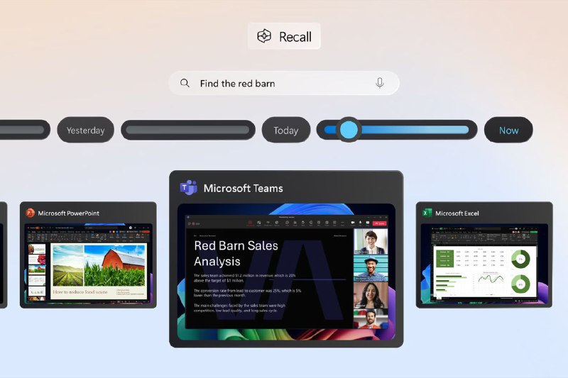 💻微软Recall AI功能扩展至英特尔和AMD电脑微软将最初仅限于高通芯片笔记本电脑的Recall AI功能扩展到了搭载英特尔和AMD处理器的Copilot Plus电脑