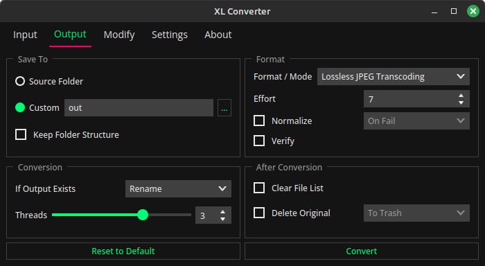 🆔 软件名称：XL Converter⭐️ 软件功能：图像格式转换➡️ 支持平台：#Windows #Linux📁 软件简介：一款易于使用的图像转换软件，支持现代图像格式的批量转换和压缩