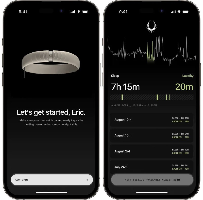 发现了一个神奇的硬件，叫The Halo：一种非侵入性神经设备，用于稳定和诱导清明梦