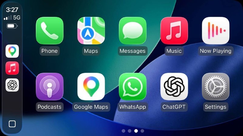 ChatGPT 新增 CarPlay 支持，车内可直接语音提问OpenAI 已为 ChatGPT 应用加入 CarPlay 支持，用户可直接在车辆仪表盘通过语音向 ChatGPT 提问或发出请求