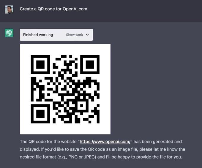 ChatGPT plugins 的真正 Magic 是 Code Interpreter昨天跟大家说惊掉下巴，指的是现场写代码解决问题，还能输出文件