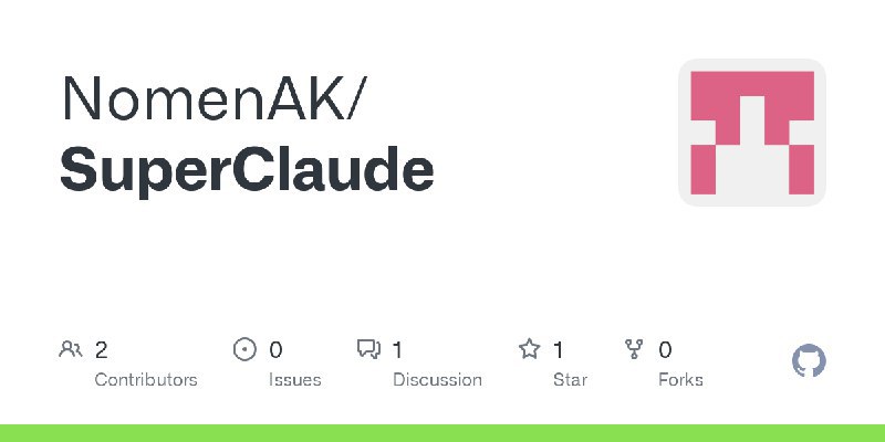 NomenAK/SuperClaude 语言：Shell 星标：439个 问题：2个 分支：51个 