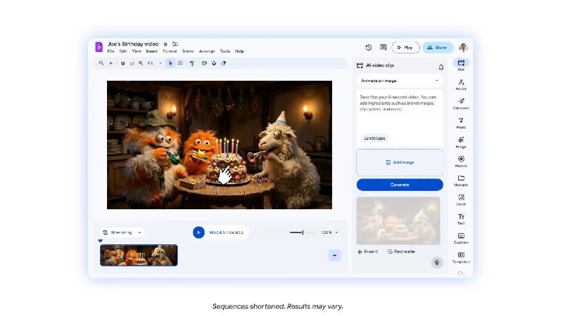 Google Vids 接入 Veo 3.1，普通用户可免费生成 AI 视频Google 更新浏览器端 AI 视频制作工具 Google Vids，新增 Veo 3.1 视频生成模型，并向所有 Google 账号开放免费生成额度，个人用户每月可生成 10 次