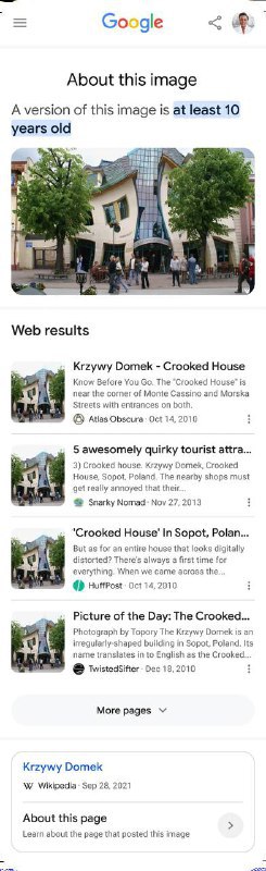 Google搜索现在可以帮助验证图像的来源Google正在推出其新的“关于这张图片”工具，旨在为Google搜索中的图片提供基本的背景信息和上下文