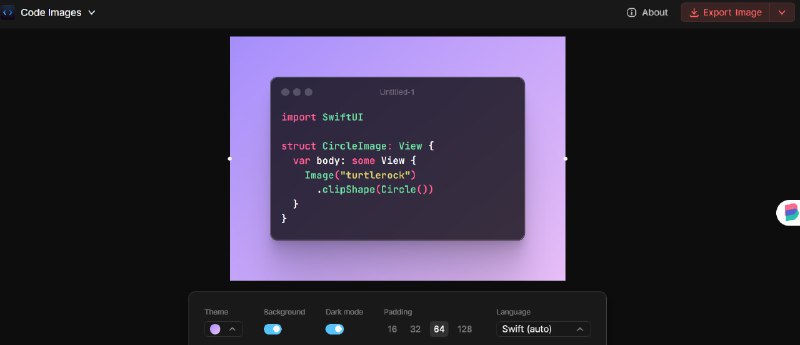 🆔 网站名称：ray-so⭐️ 网站功能：Web 工具箱📁 网站简介：Raycast 团队开源了旗下 Web 工具箱 ray.so，主要功能包含：代码图片生成器、图标制作器、AI Prompt 列表等