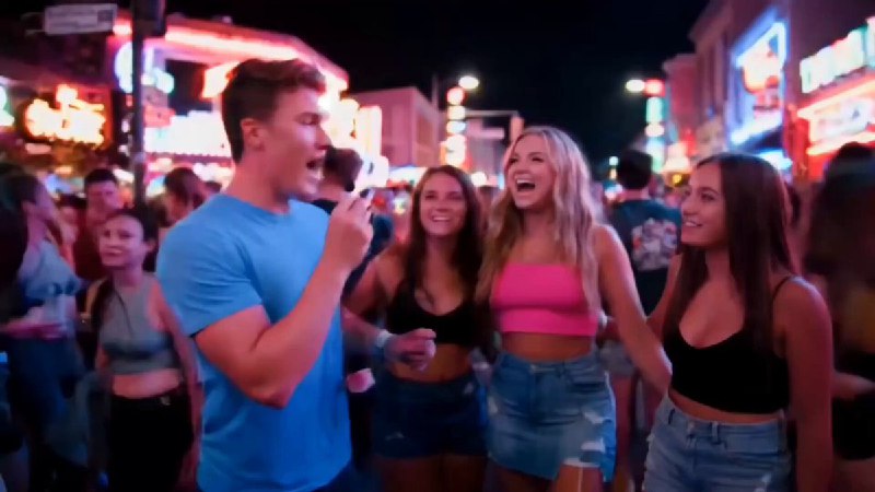 小互: 💬 Alex Patrascu: Late-night Veo 3 street interviews will spawn viral clips so hard.We live in a world of prompts:小互: Veo 3 疯狂的街头采访视频我觉得现在是已经无法分辨真实和AI了人类世界已经被真实模拟了有理由相信我们的人类世界可能就是模拟的，然后我们又要模拟另一个世界我们可能活在 Prompt 套娃里😃Alex Patrascu: Late-night Veo 3 street interviews will spawn viral clips so hard.We live in a world of prompts:Link: 