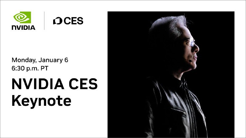 受益于AI挣钱最多的NVIDIA的皮衣黄老板CES 2025 keynote正在直播中前去围观 -＞🔝 