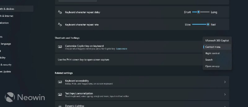 微软允许Windows 11用户将键盘的Copilot键重映射为右Ctrl或菜单键微软正在对其激进推进的硬件AI按键策略进行阶段性让步