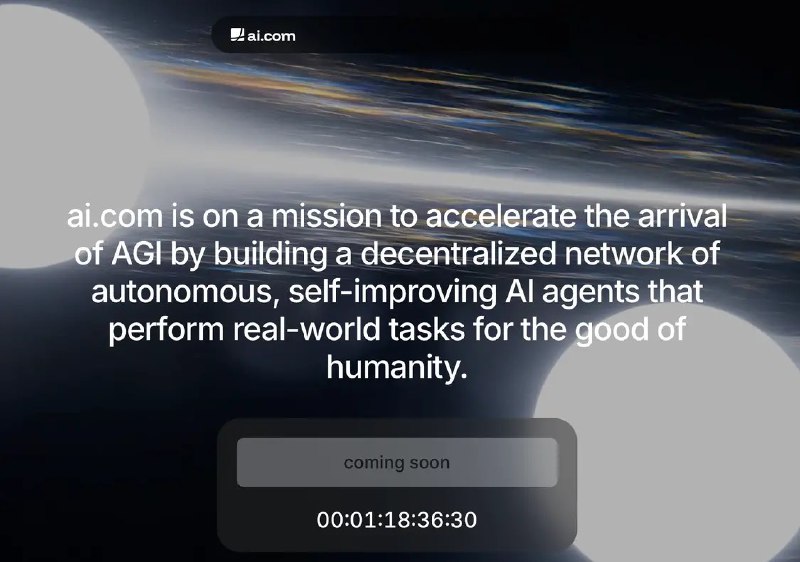 史上最贵域名 Crypto创始人7000万美元买下AI.com据报道，Crypto. com创始人以约7000万美元收购域名AI.com，成为目前公开披露的史上最高价域名交易