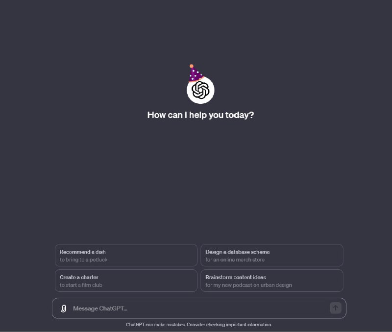 庆祝 ChatGPT 一周岁生日 🥳如果你今天打开 ChatGPT 的对话页面，你会发现 OpenAI 的 logo 上戴了个生日帽