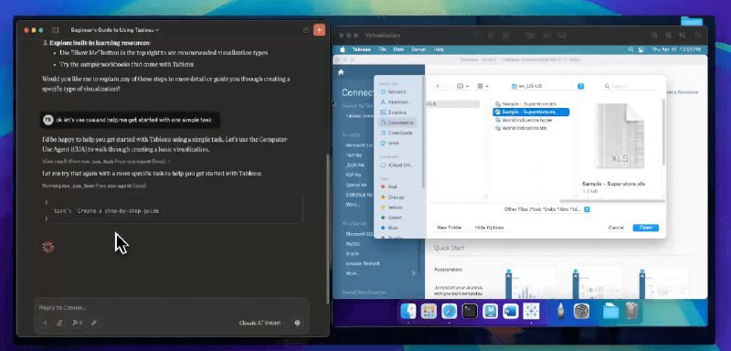 🖼 👉 名称：cua👉 名称：cua🤖 类型：🎯项目👏 介绍：在 macOS 上开启虚拟机，并允许 AI 操作系统及应用