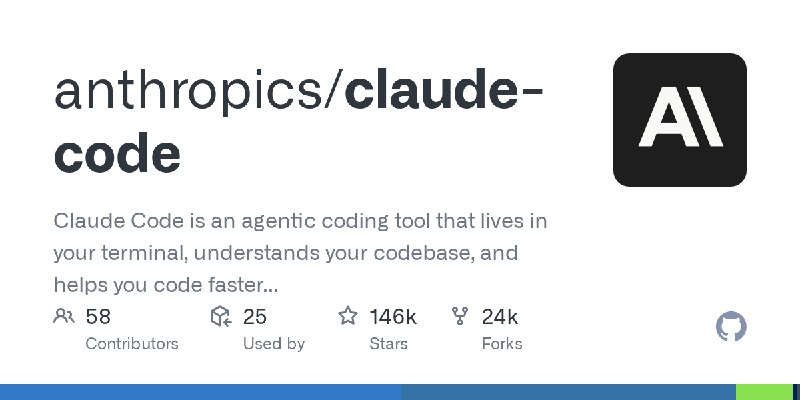 anthropics/claude-codeClaude Code 是一款具备 agent 能力的编程工具，运行于你的终端中，能够理解你的代码库，并通过执行例行任务、解释复杂代码以及处理 git 工作流，帮助你更快地编写代码——所有这些都只需用自然语言指令即可完成