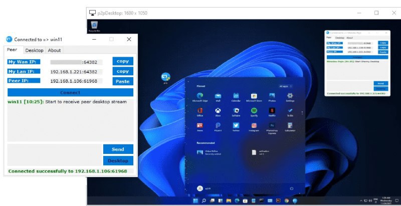 👉 名称：P2P Remote Desktop🤖 类型：🤖软件👏 介绍：P2P Remote Desktop 是一个开源的远程桌面控制工具，它支持直接点对点连接，不需要任何中转服务器，因此具有较高的连接稳定性和速度：via 老胡周刊资源分享频道 - Telegram Channel