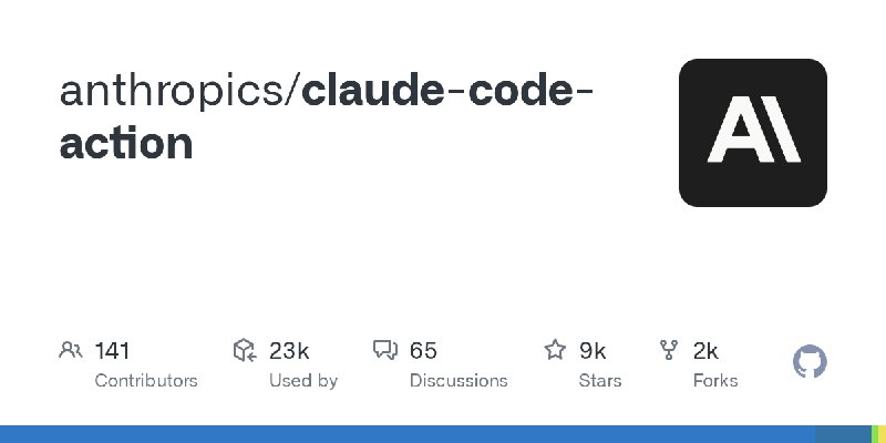 anthropics/claude-code-actionLanguage: TypeScriptStars: 9249Forks: 2175----------------------Language: TypeScriptStars: 9249Forks: 2175via Trending repositories on GitHub this week · GitHub (author: anthropics)