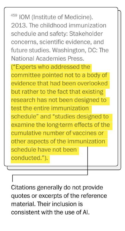 🤖 美国卫生部报告疑用AI出错：虚假引用频现美国卫生与公共服务部一份名为“让美国再次健康”的报告，被曝可能使用了人工智能生成内容