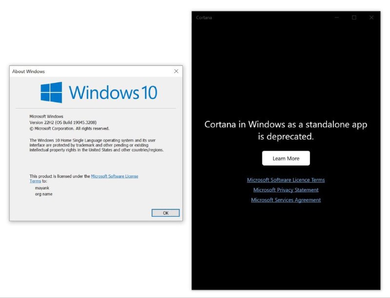 继 Win11 之后，微软现已放弃对 Windows 10 小娜的支持Windows Latest 发现，微软刚刚在 Release Preview Channel 中发布了 4.2308.1005.0 更新，终止了对 Windows 10 上 Cortana 的支持